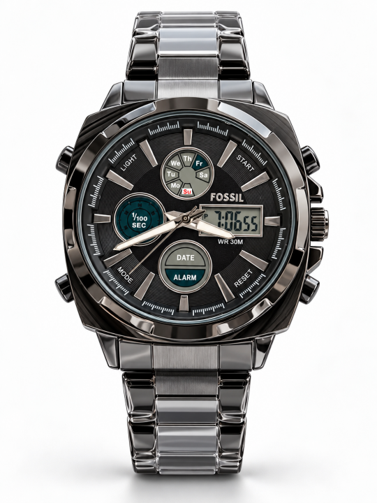 FOSSI DIGITAL AND ANALOG BOTH WORKING PREMIUM WATCH