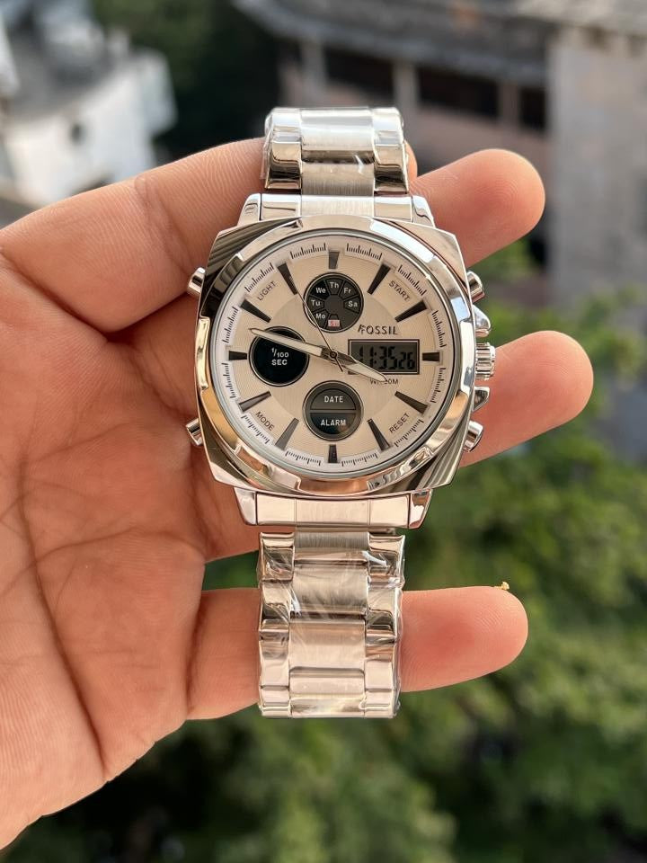 FOSSI DIGITAL AND ANALOG BOTH WORKING PREMIUM WATCH