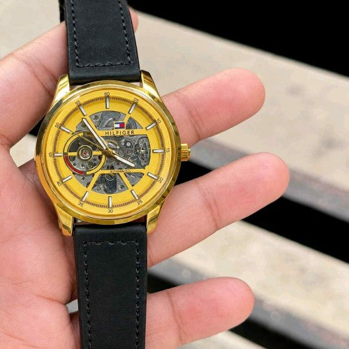 Tommy Hilfigar Automatic Black gold