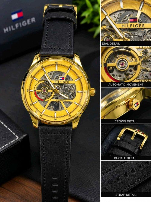 Tommy Hilfigar Automatic Black gold