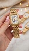 Fossiil Women ES5398 Sunmoon Gold White