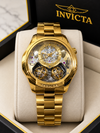 INVICTA TWIN AXIS SPECIALITY QUARTZ STORE GOLD 1108