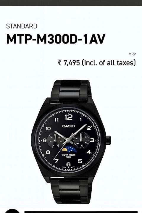 CASIO MTP-M300D SUN MOON NEW ARRIVAL 1110