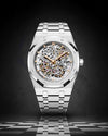 Audemar Piguet Royal Oak Jumbo Extra-Thin Openworked silver white