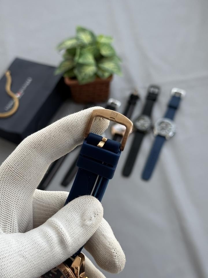 Tommy Decker All Chronograph Working Blue