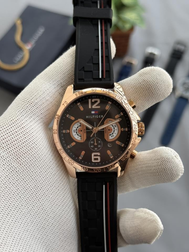 Tommy Decker All Chronograph Working Blue