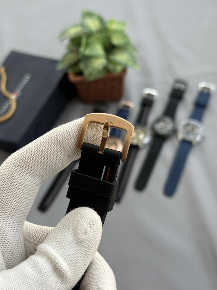 Tommy Decker All Chronograph Working Blue