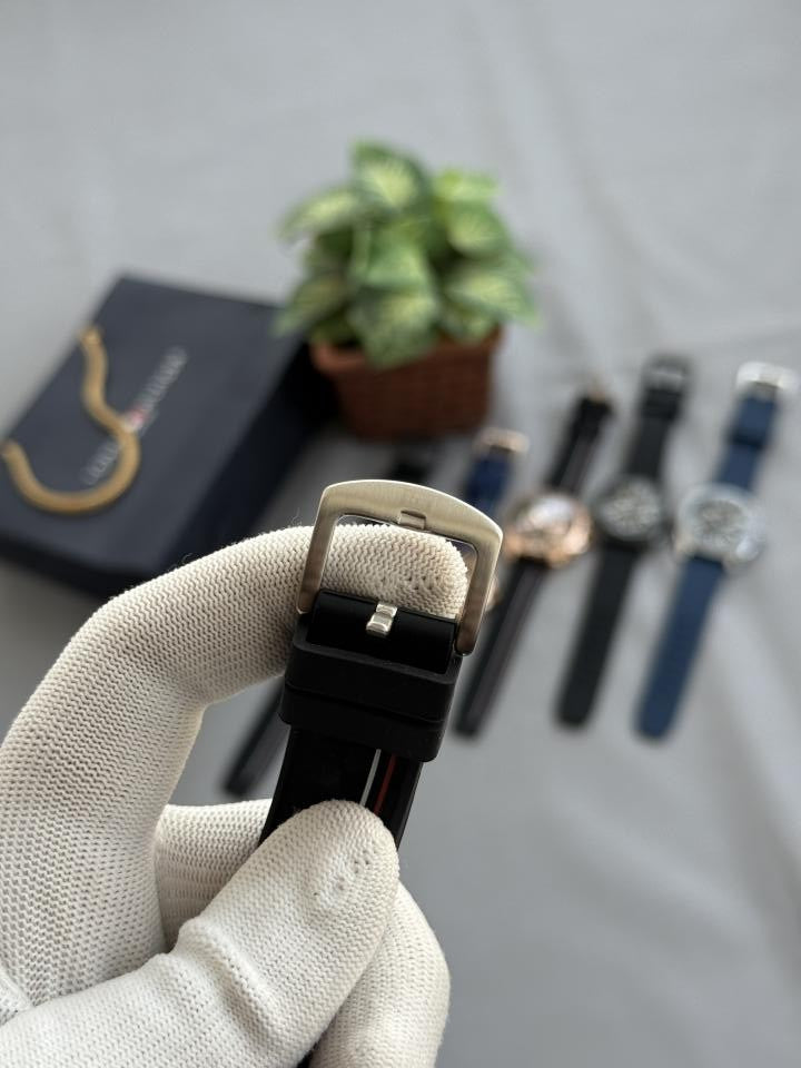 Tommy Decker All Chronograph Working Blue