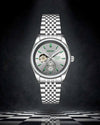 Seiko presage SPB471 Automatic silver gray green