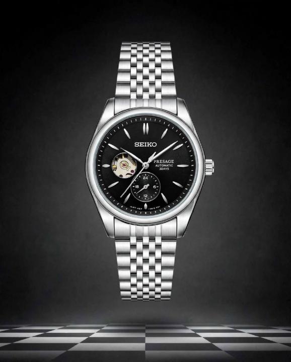 Seiko presage SPB471 Automatic silver Black