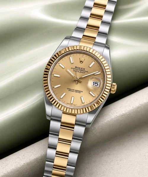 rollex_date just tow tone gold Premium AAA F977
