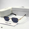 Miu miu 62 gold black