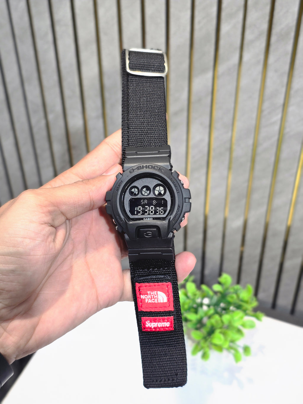 G Shock North Face x Supreme