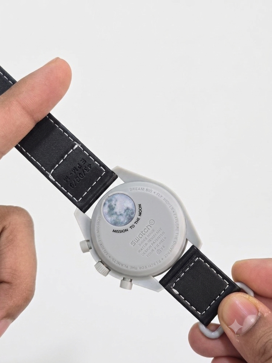 Swatch X Omega Bioceramic Moonswatch Mission To Earthphase